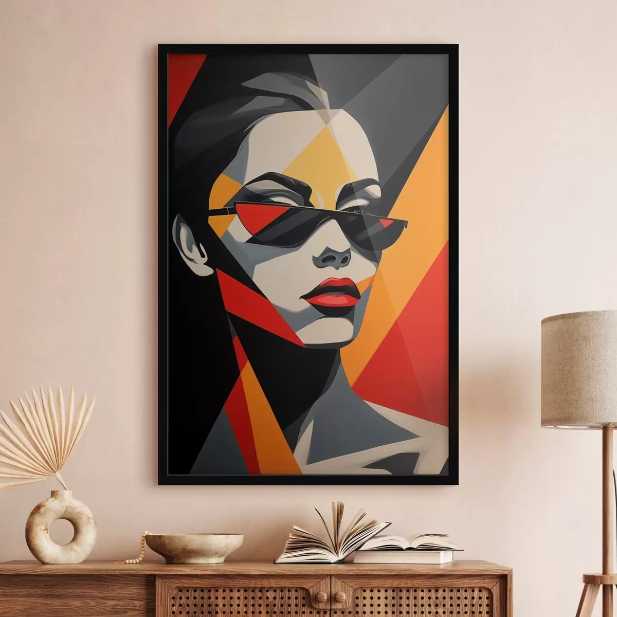 Affiche Portrait abstrait f46864