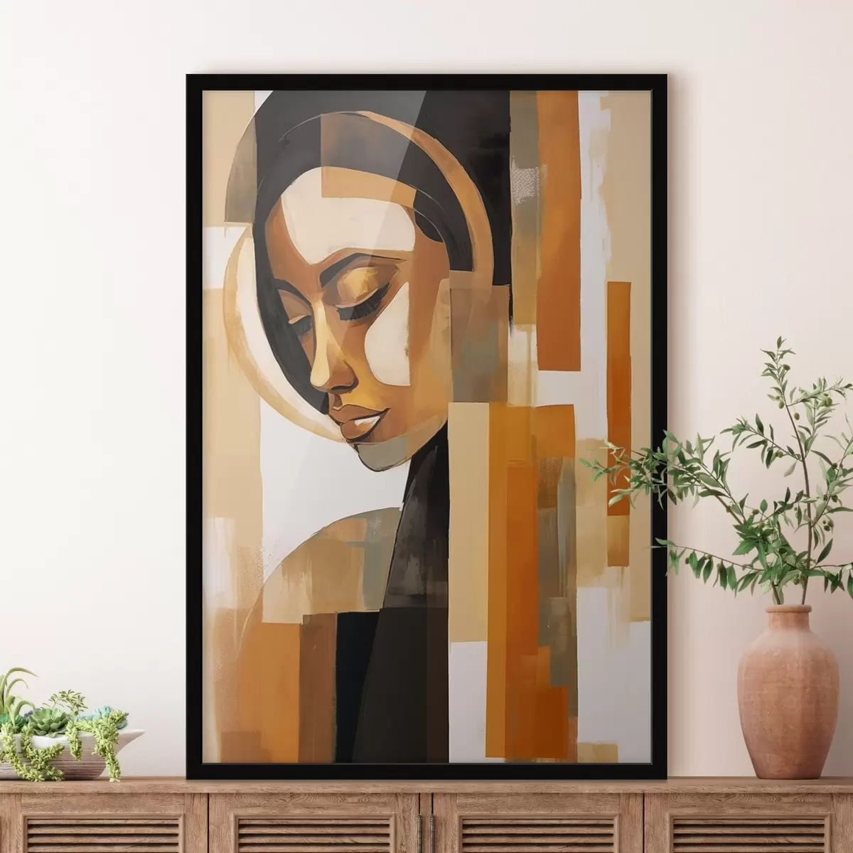 Affiche Portrait abstrait f46867