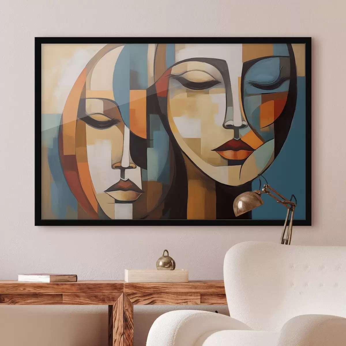 Affiche Portrait abstrait f46869