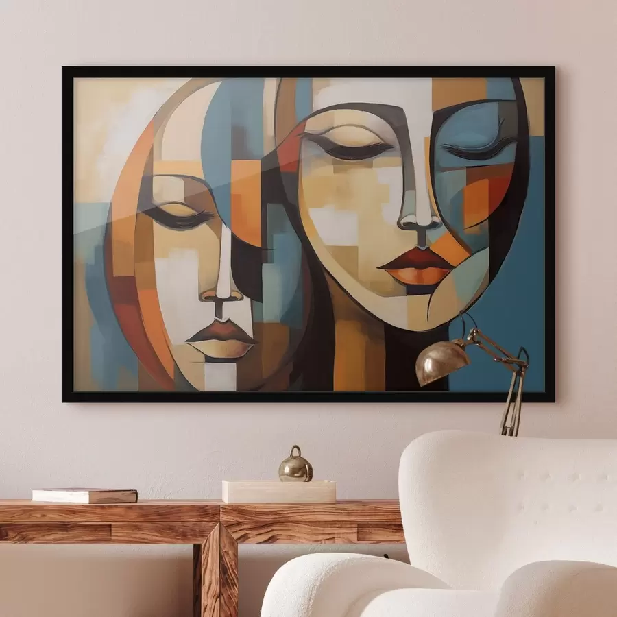 Papier peint photo Portrait abstrait f46869