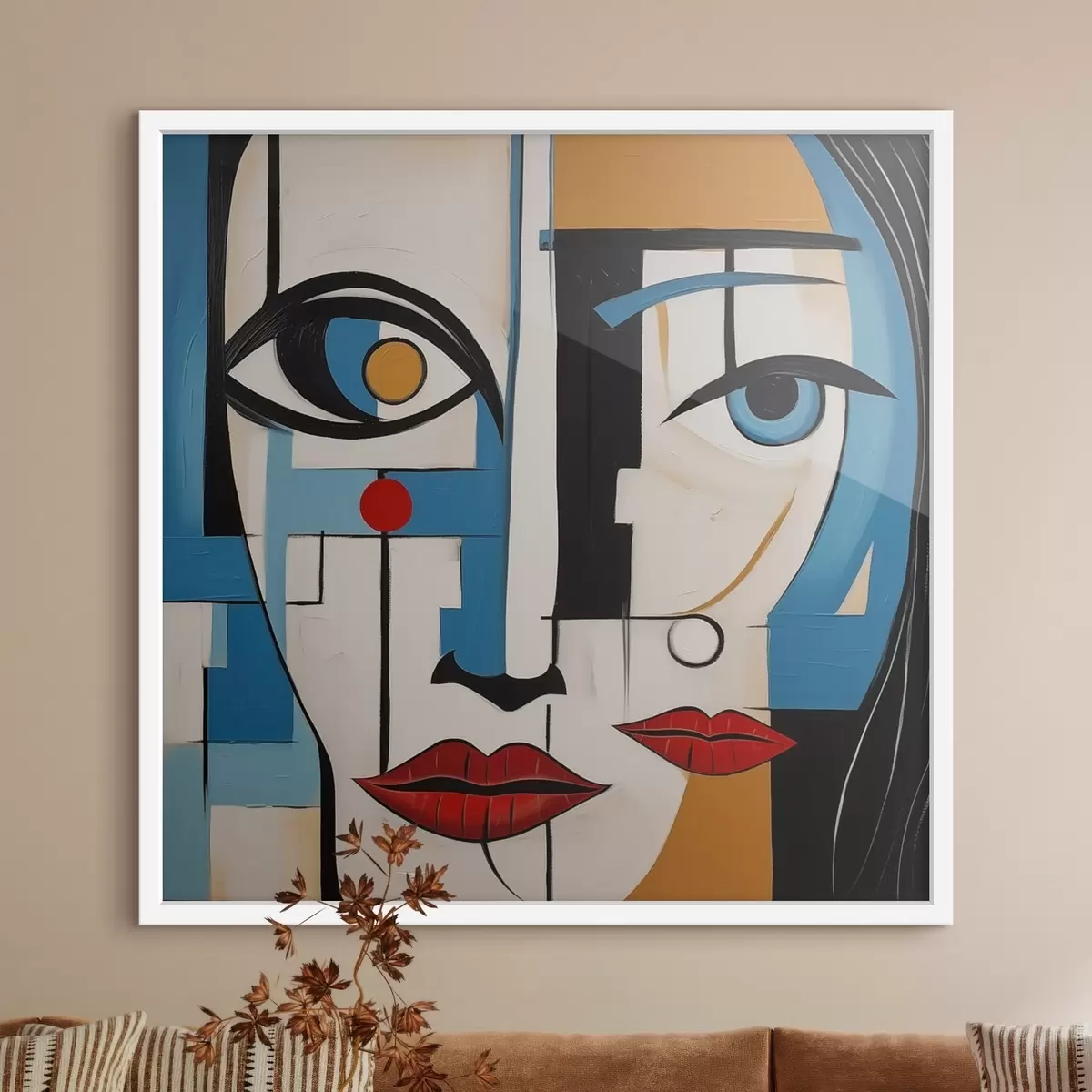 Affiche Portrait abstrait f46870