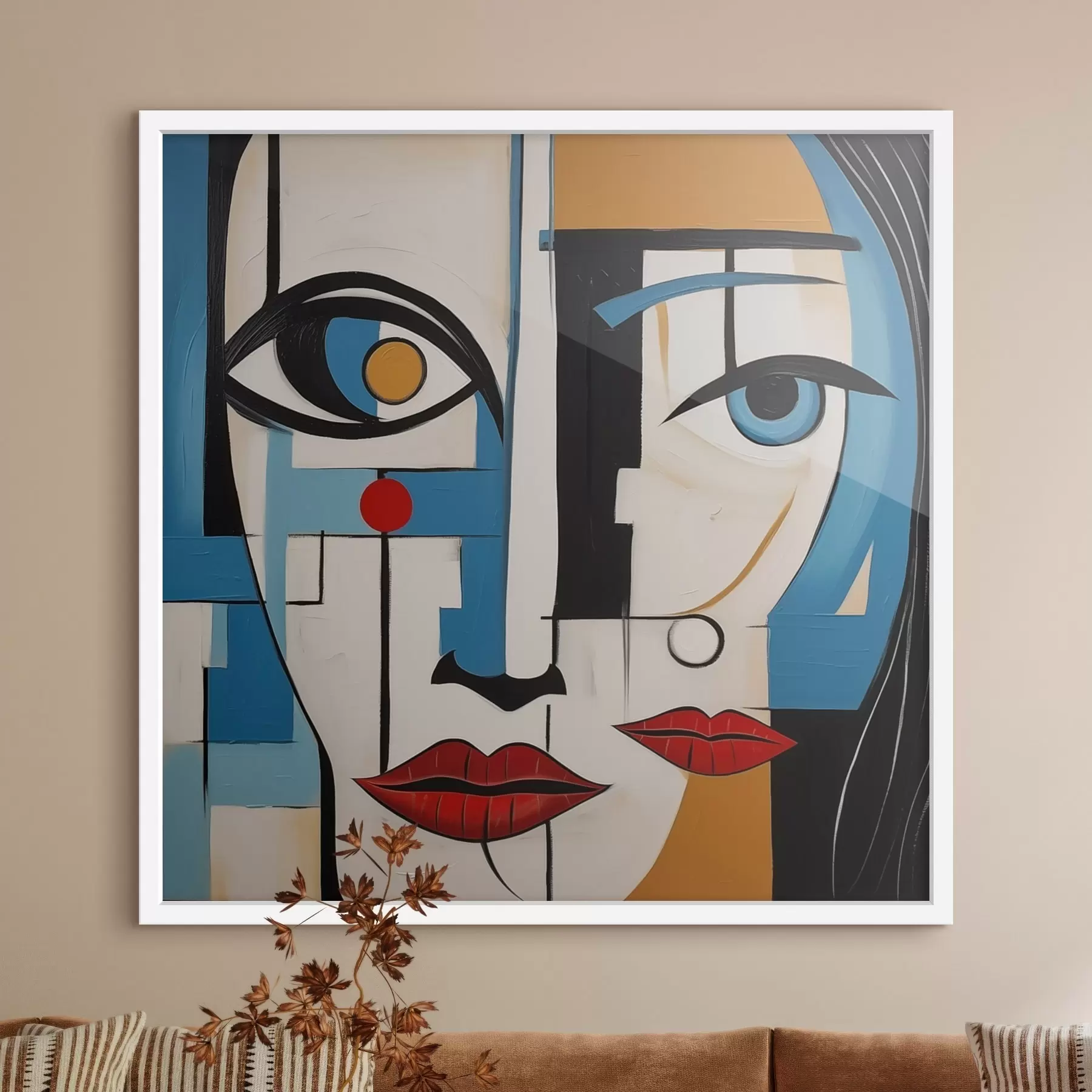 Papier peint photo Portrait abstrait f46870