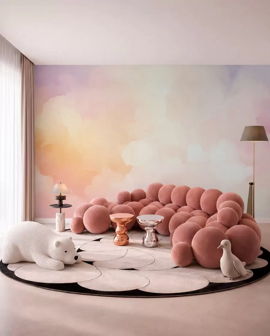 Fotobehang Wolken w04983