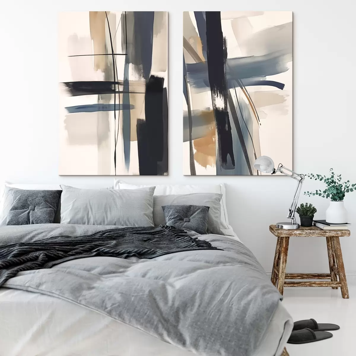  Peintures Imitation abstraite de coups de pinceau m01076