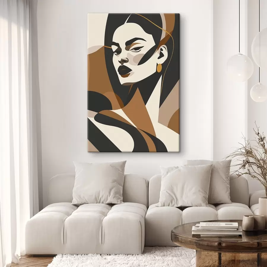  Peintures Portrait abstrait d'une femme s46905