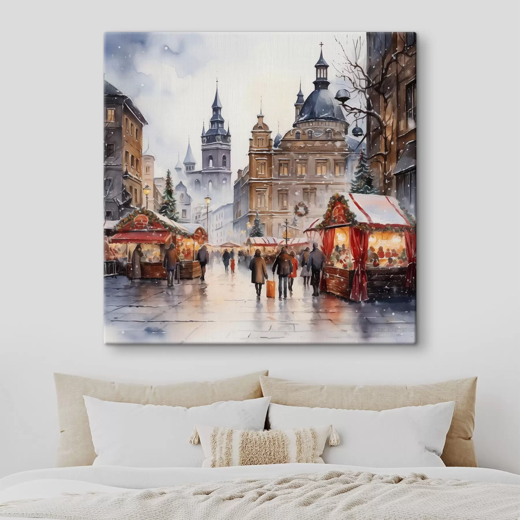 Peintures Prague en hiver s46968