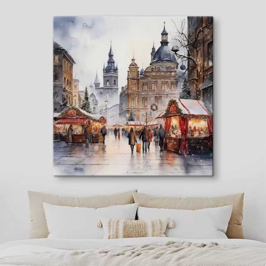 Peintures Prague en hiver s46968