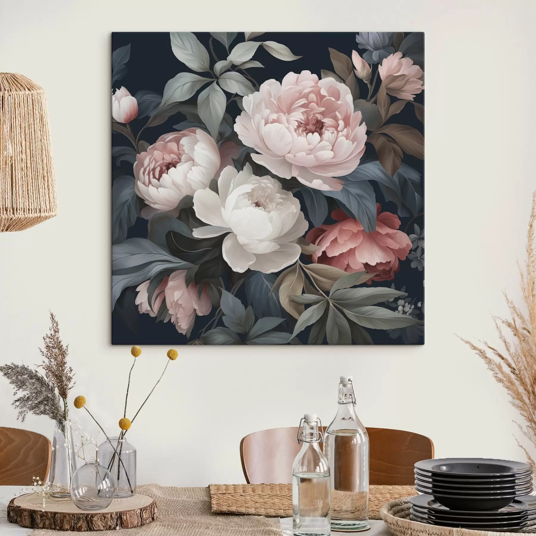  Schilderijen Decoratieve bloemen s46914