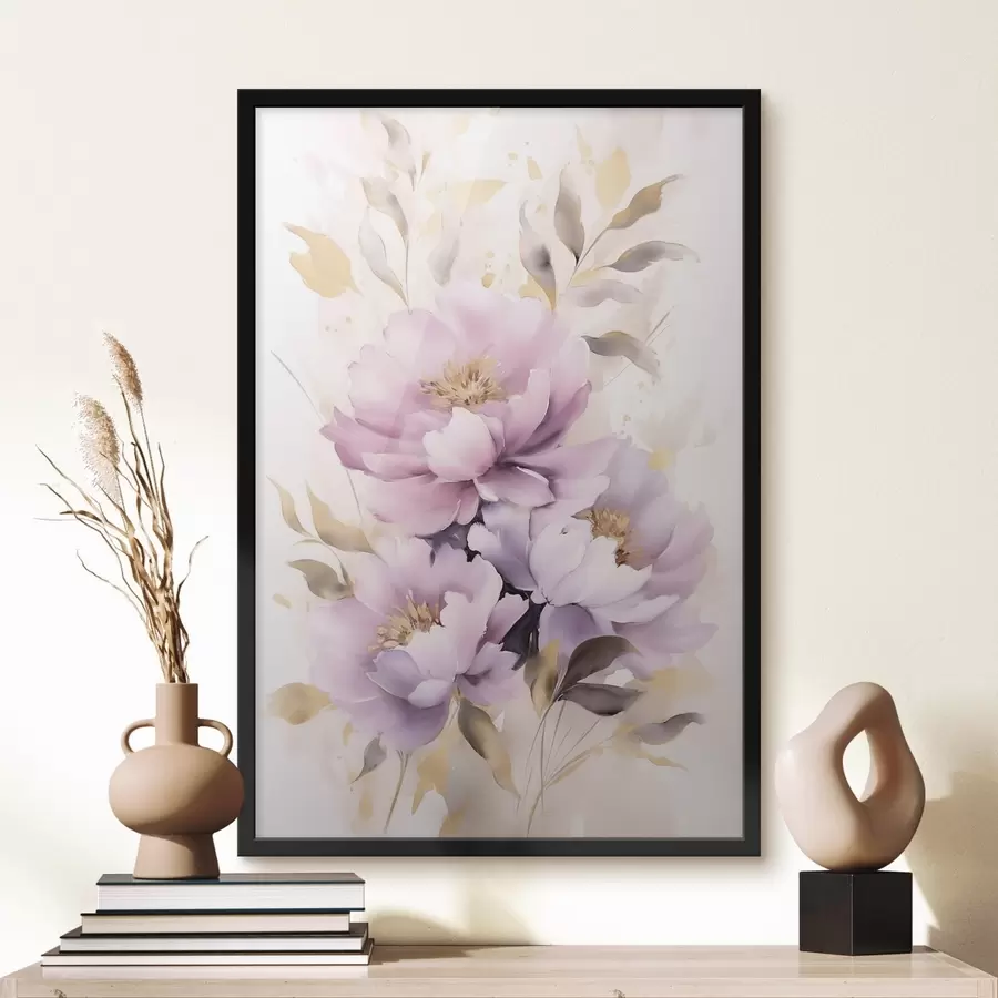 Fotobehang Boeket imitatie van schilderij f46915