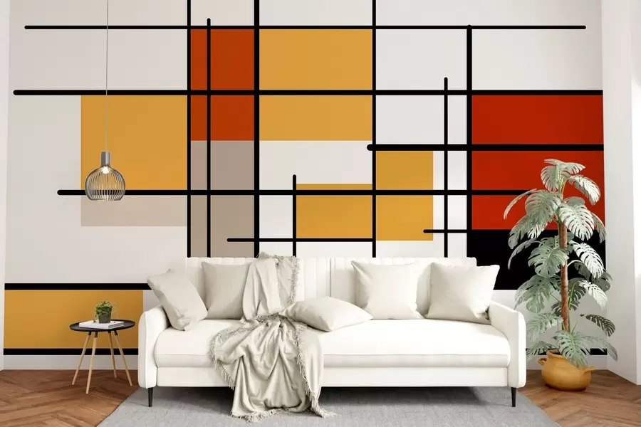 Papier peint photo Géométrie lumineuse w05008