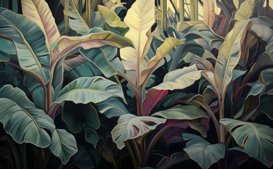 Fotobehang Tropische rust w05013