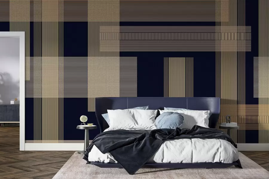 Fotobehang Geometrische harmonie w05014v2