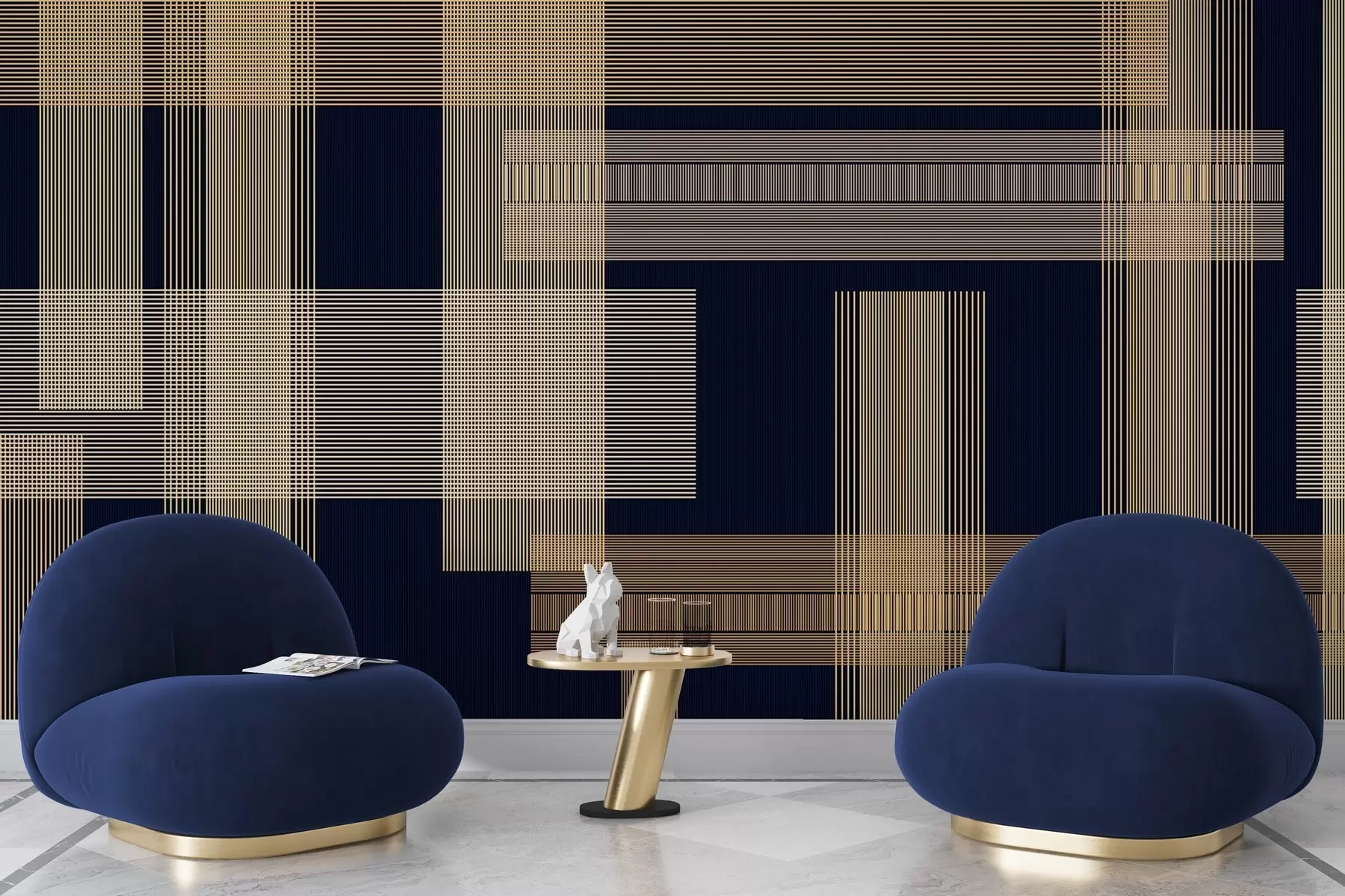 Papier peint photo Harmonie géométrique w05014v2