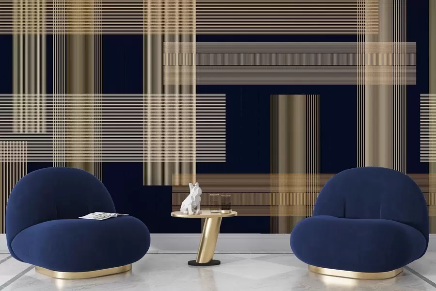 Fotobehang Geometrische harmonie w05014v2