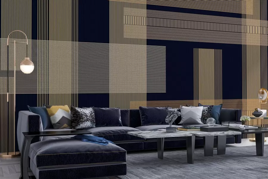 Fotobehang Geometrische harmonie w05014v2