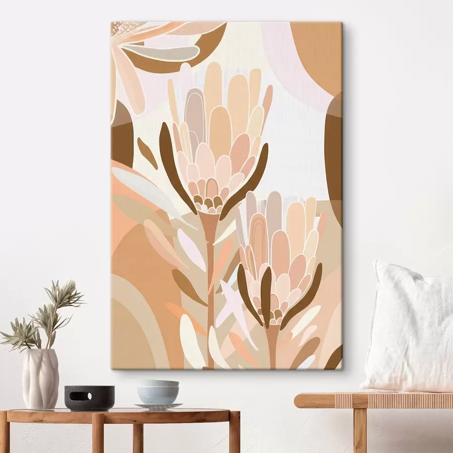  Peintures Fleurs abstraites s46991