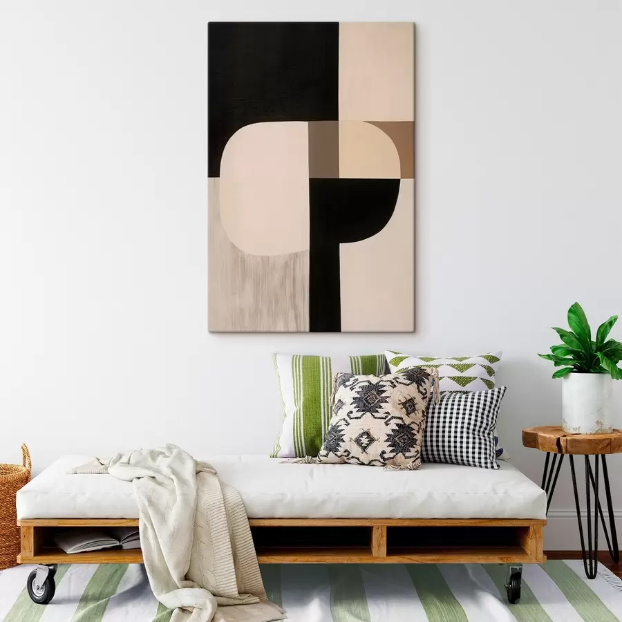  Peintures Abstraction géométrique monochrome s46993