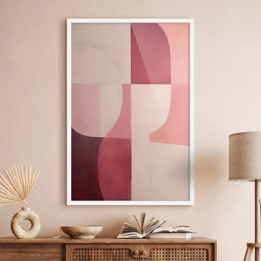 Papier peint photo Composition de formes fluides f46989