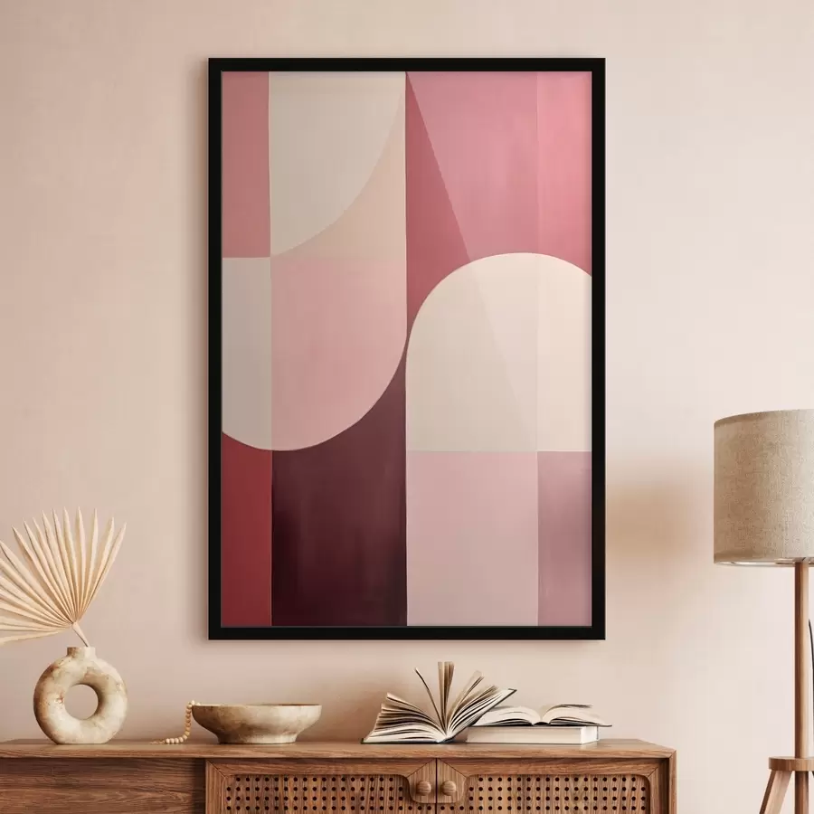 Papier peint photo Composition de formes fluides f46990