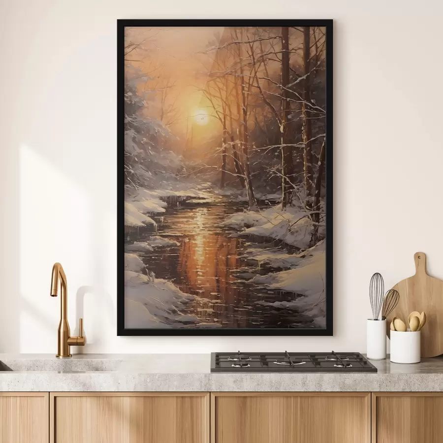 Fotobehang Zonsondergang f46980