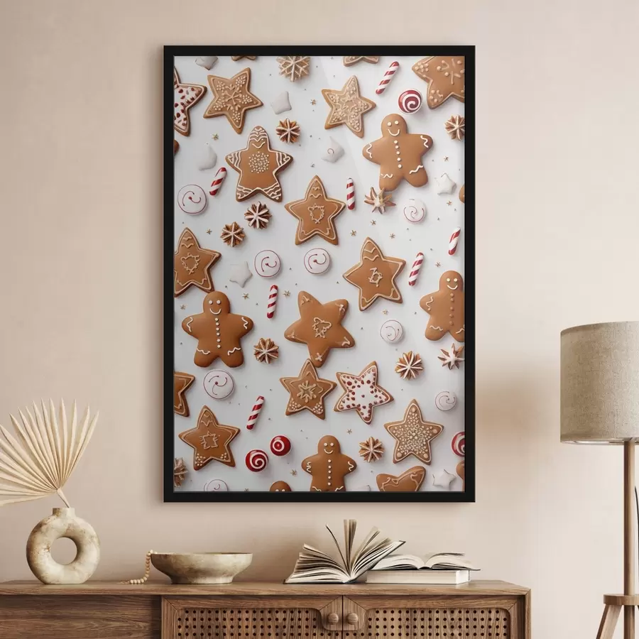 Fotobehang Nieuwjaarskoekjes f46984