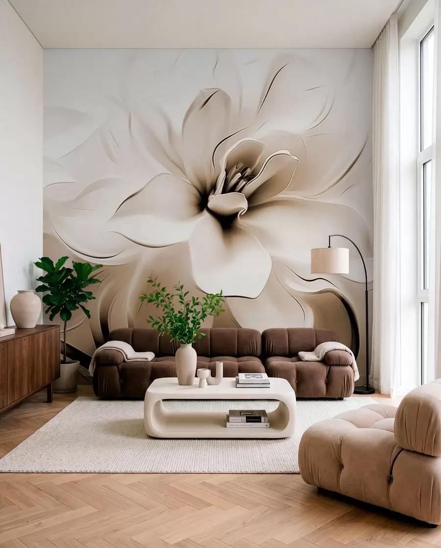 Fotobehang Fantasiebloemen w04984
