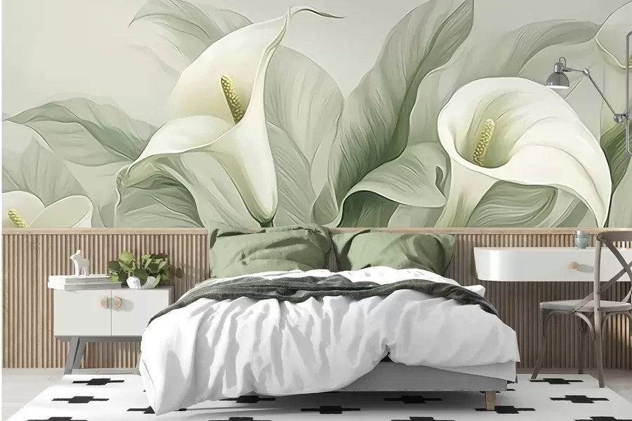 Papier peint photo Fleurs exotiques w05028