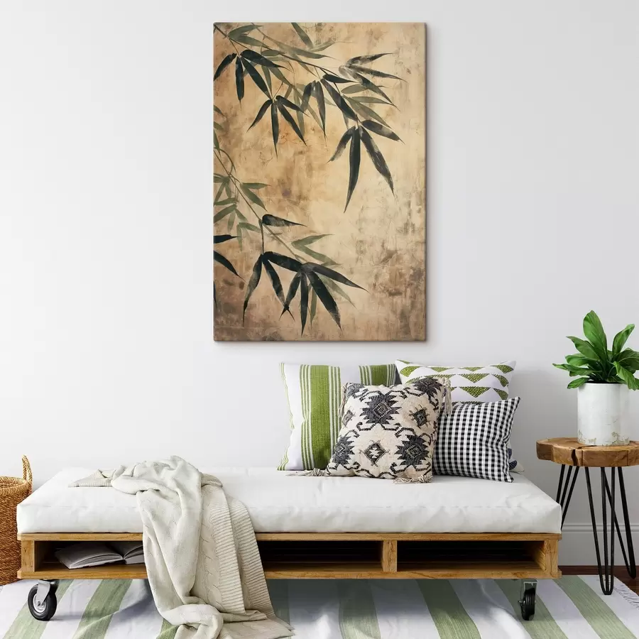  Peintures Feuilles de bambou s47048