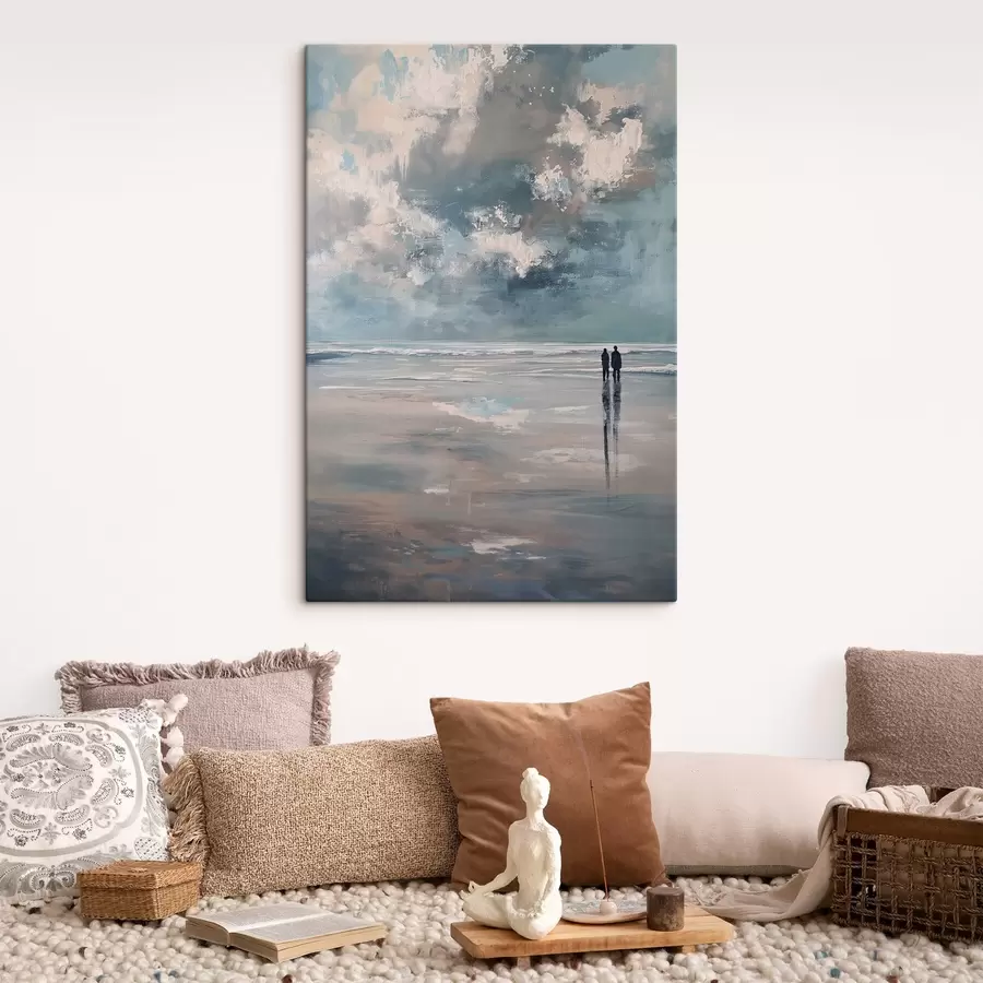  Peintures Couple sur le rivage s47061