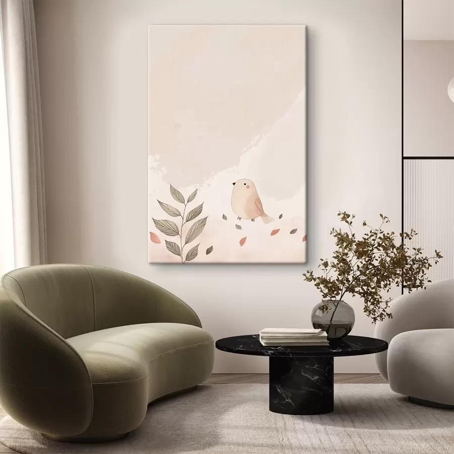  Peintures Oiseau et feuilles s47063