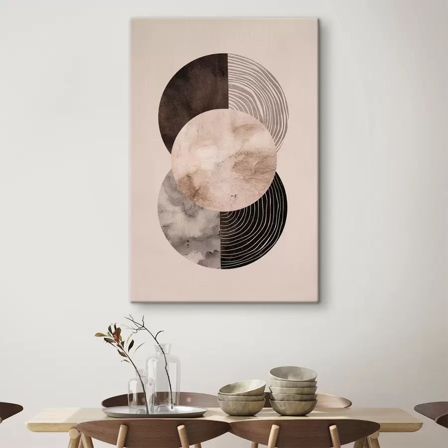  Peintures Trois cercles s47081