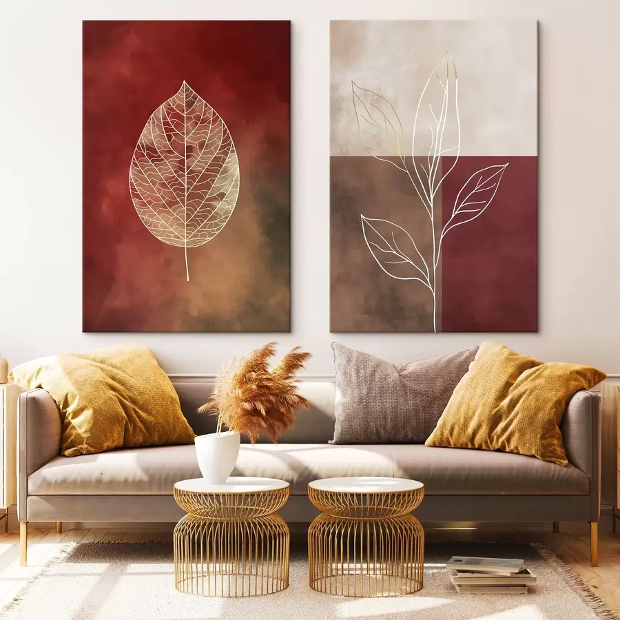  Peintures Feuilles m01140