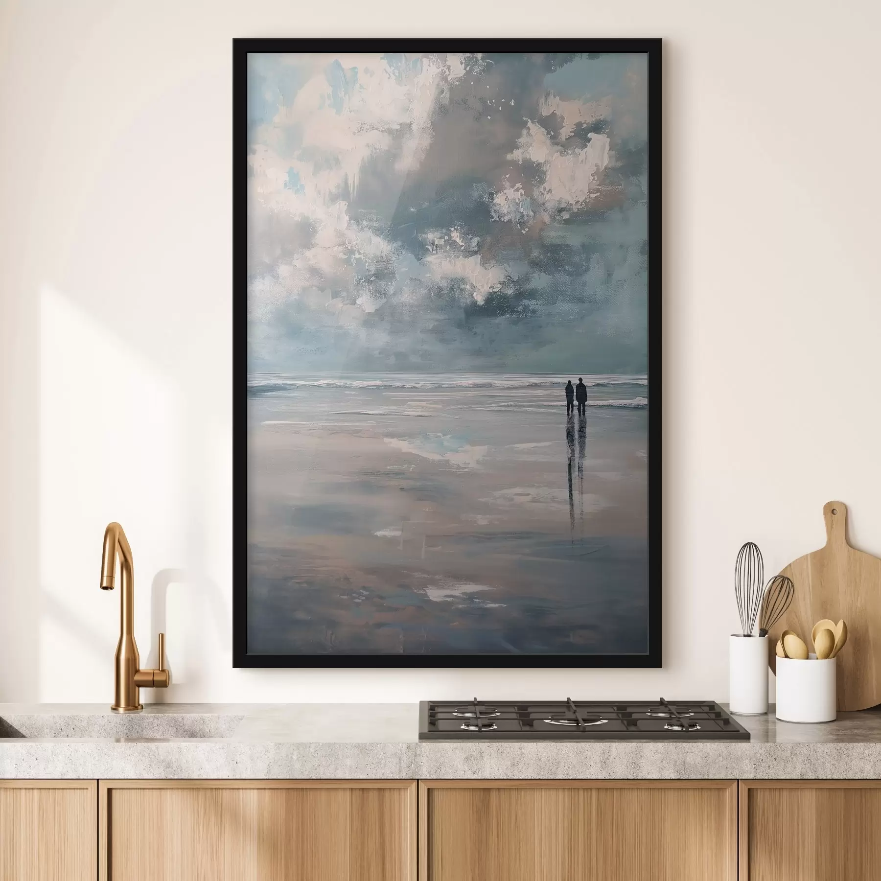 Papier peint photo Couple sur le rivage f47061