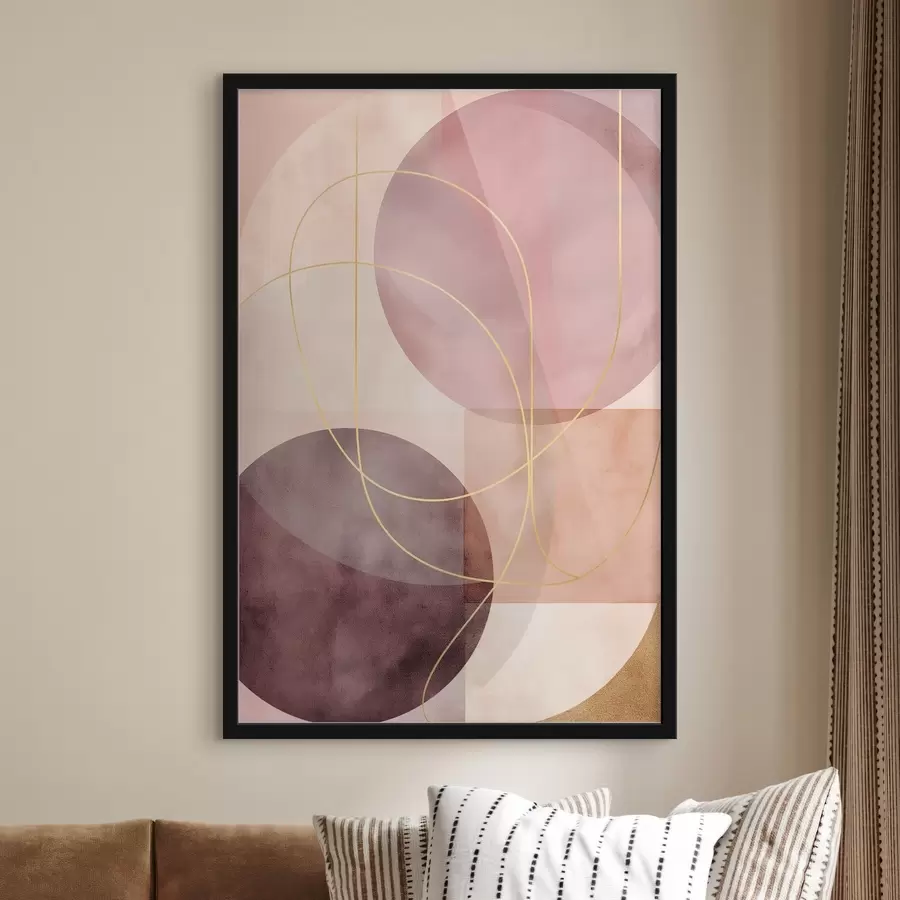 Papier peint photo Cercles abstraits f47070