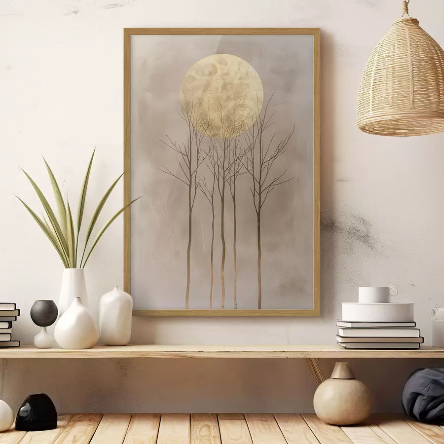 Papier peint photo Arbre et lumière f47083