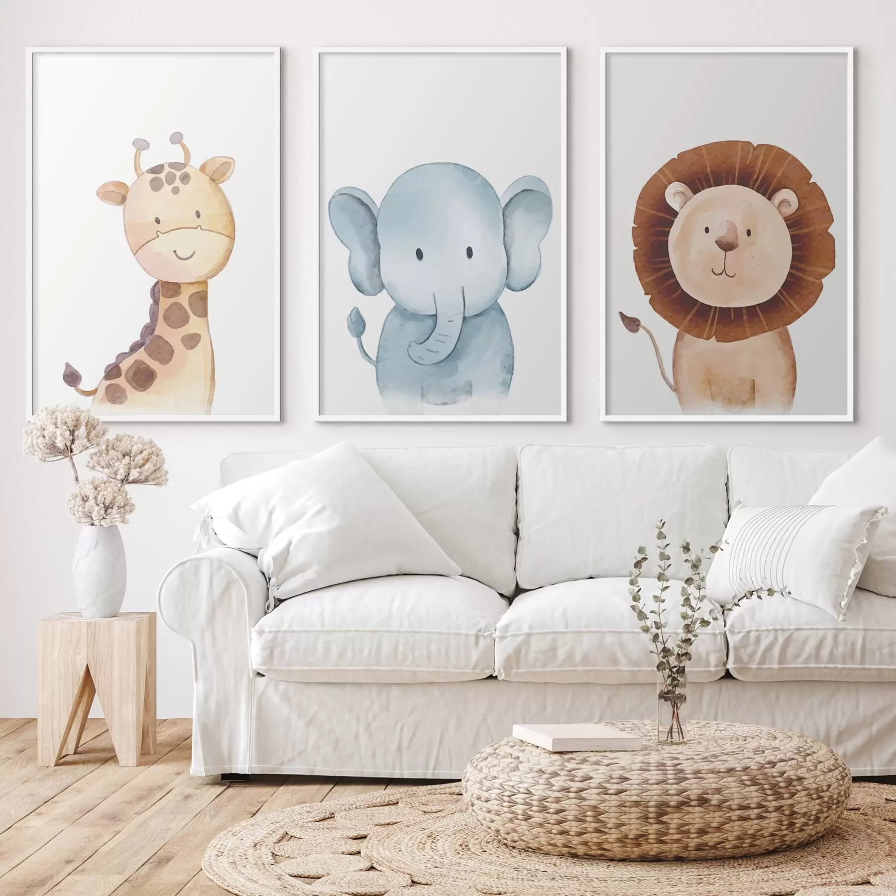 Papier peint photo Trois amis partagent une journée joyeuse d00294