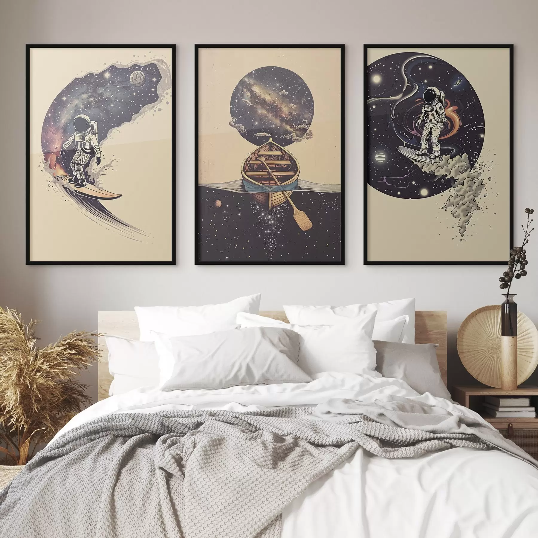 Fotobehang Samenstelling van de ruimte d00326