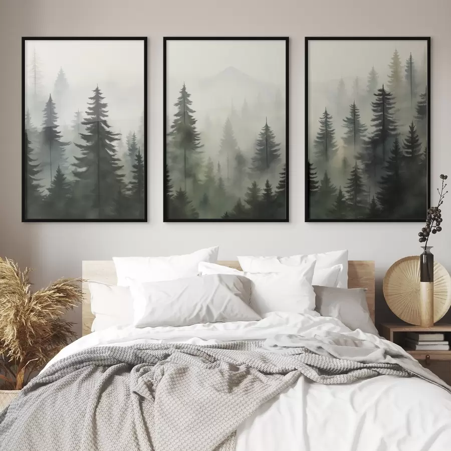 Fotobehang Boslandschap d00431