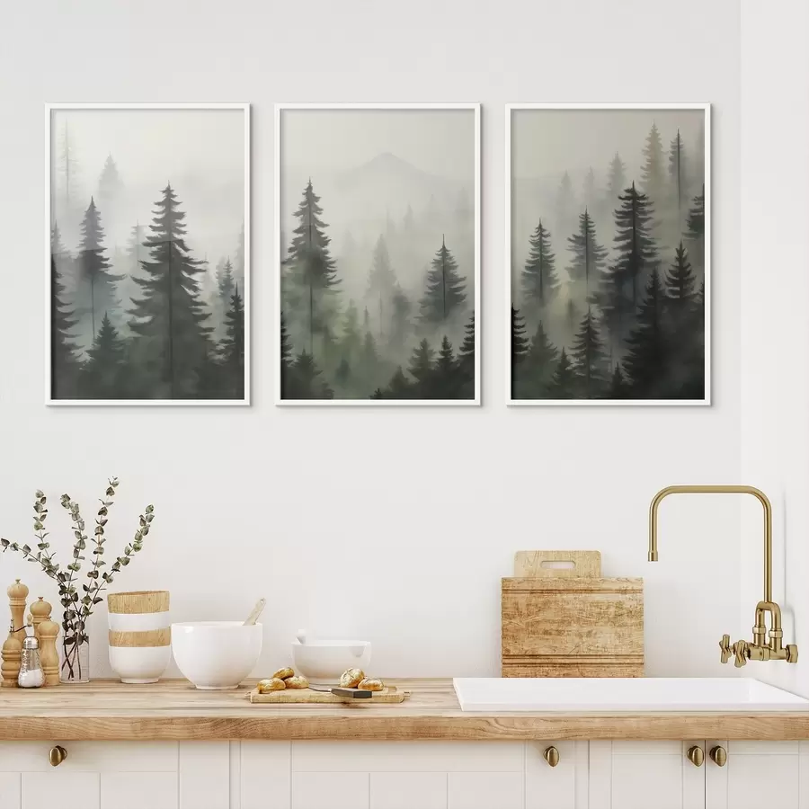 Papier peint photo Paysage forestier d00431