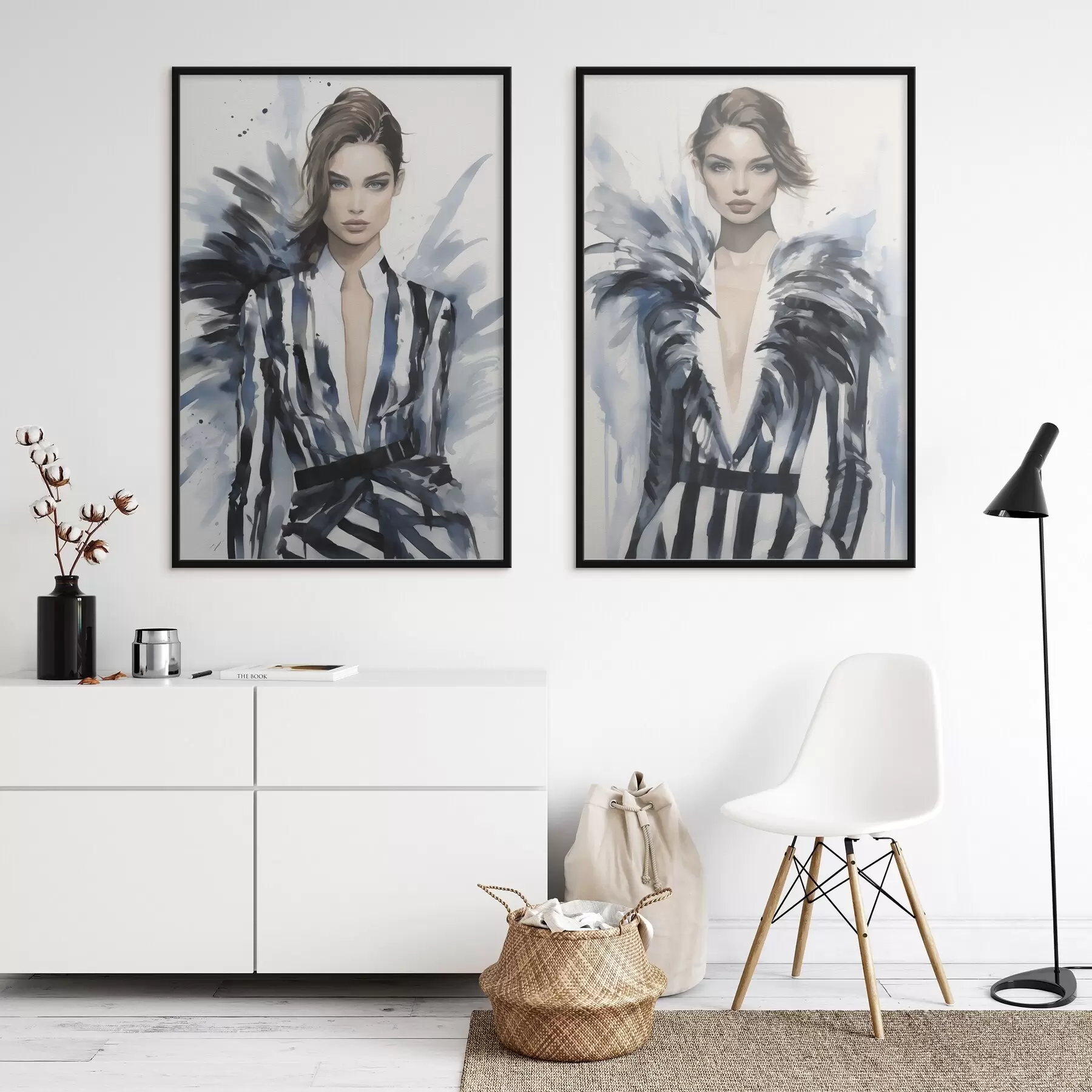 Fotobehang Stijlvolle meisjesmodellen d00439