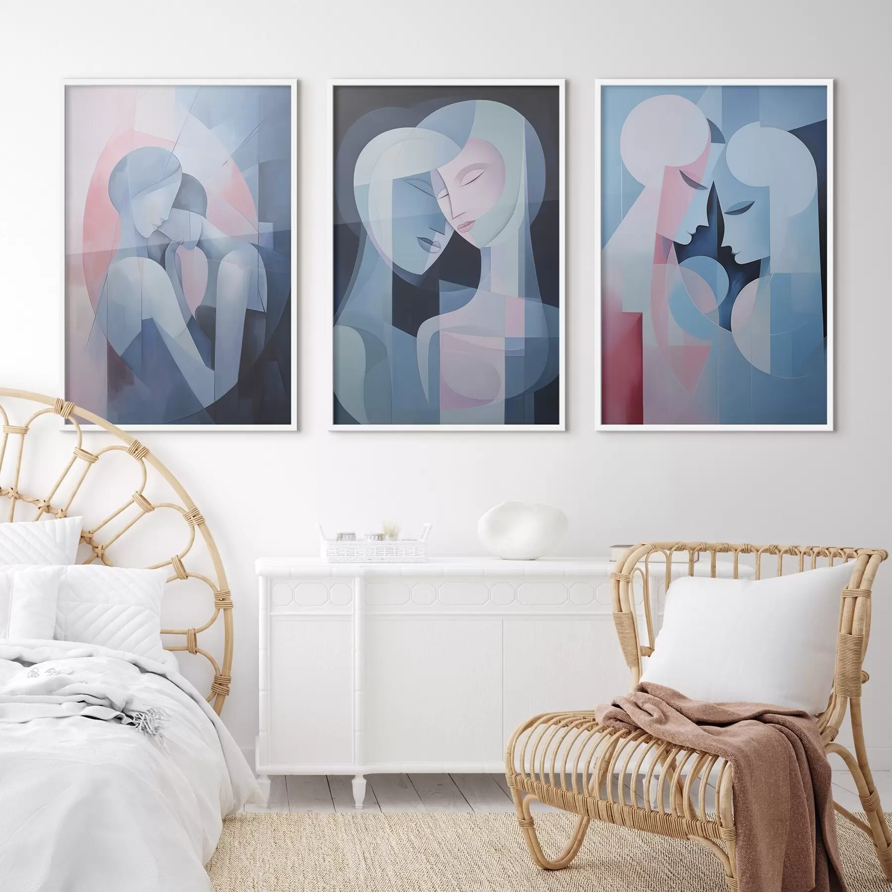 Fotobehang Tederheid in vormen d00458