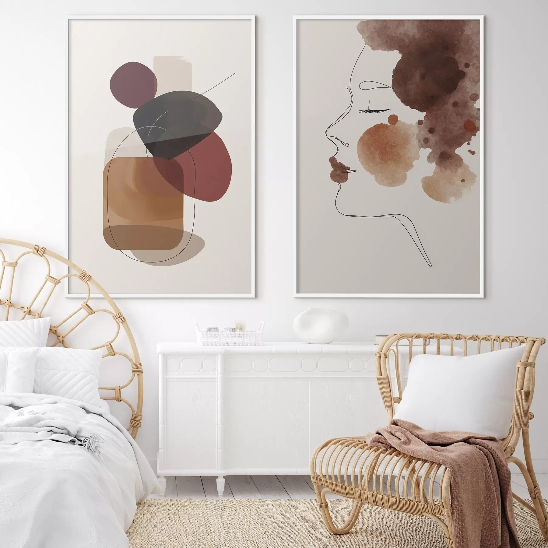 Papier peint photo Des contours délicats d00466