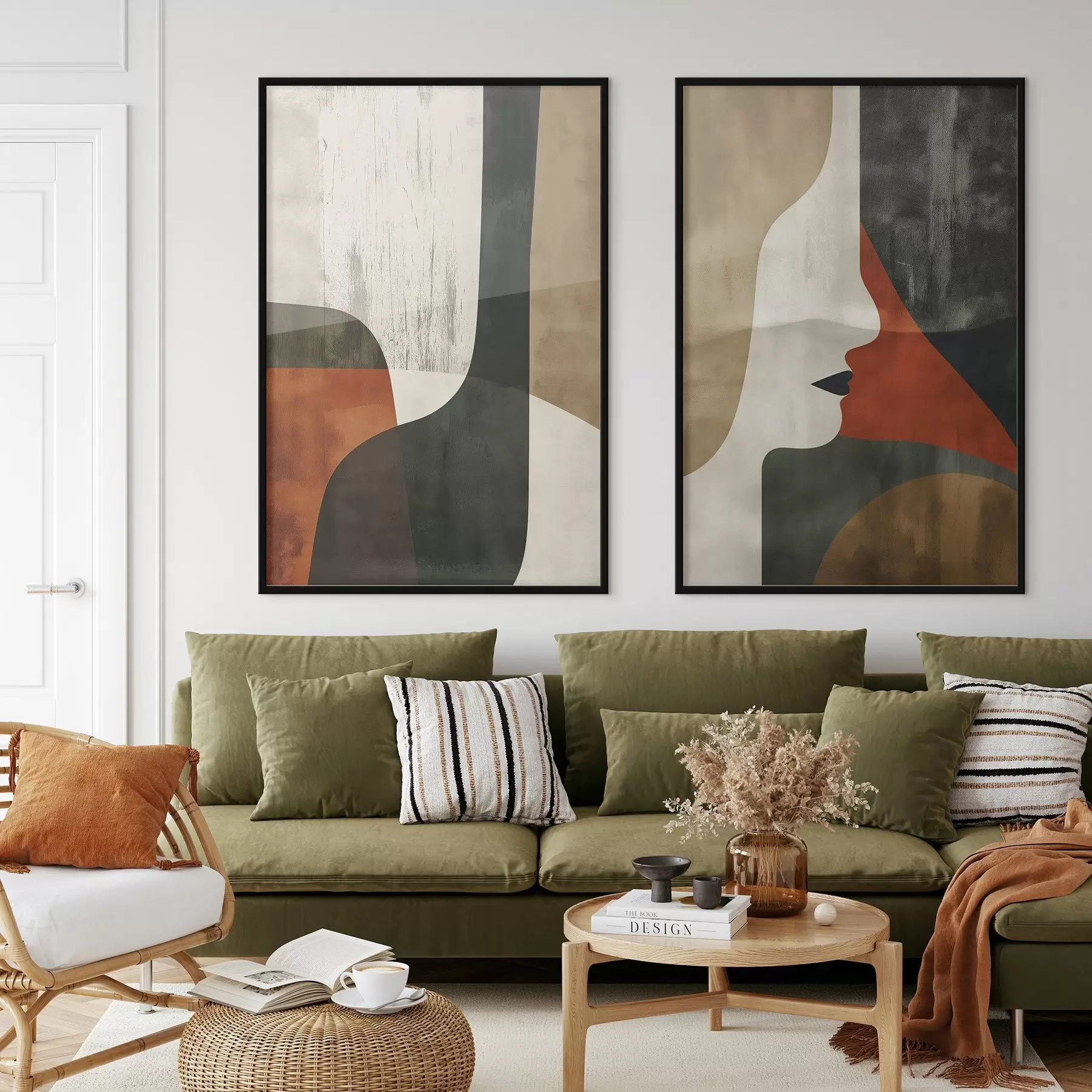 Papier peint photo Le souffle de l'abstraction d00468