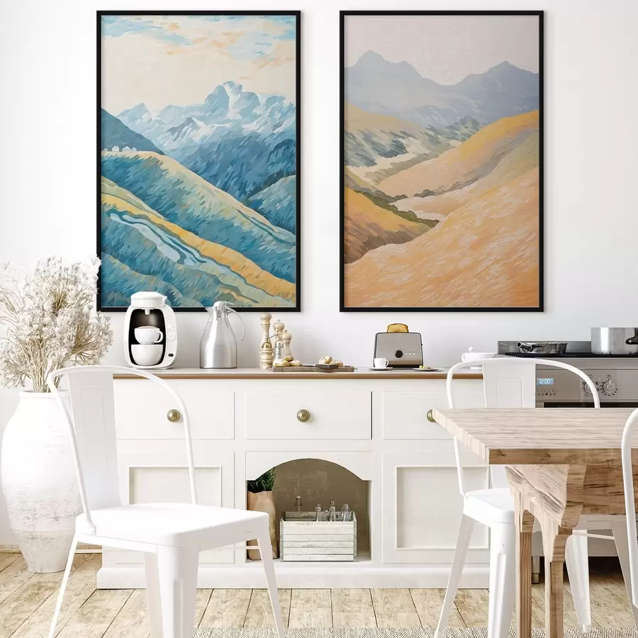 Fotobehang Berglandschap d00486