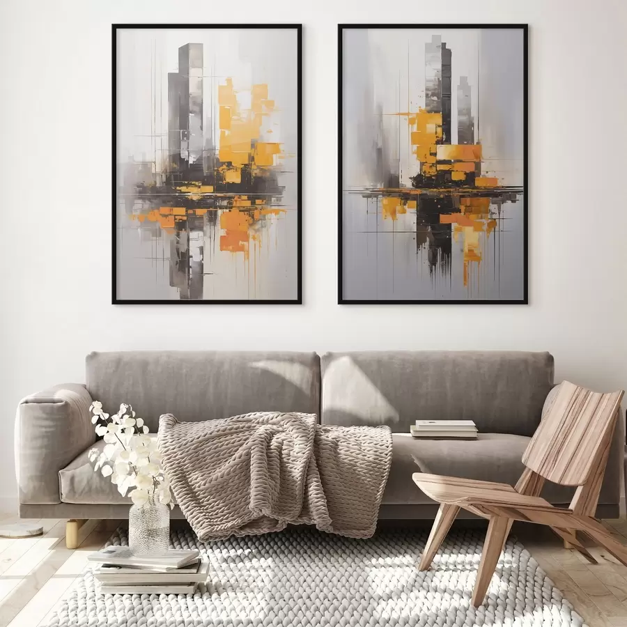 Fotobehang Abstracte wolkenkrabbers d00515