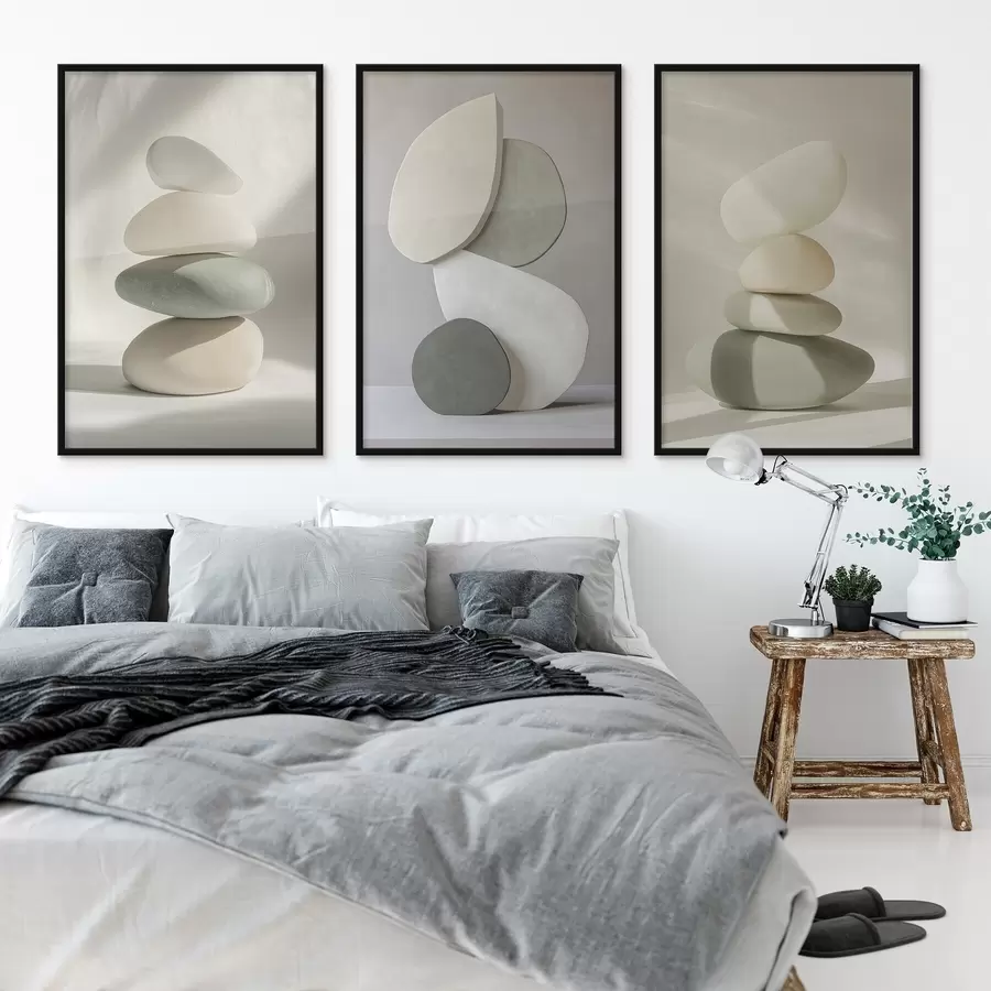 Papier peint photo Pierres esthétiques poétiques, décoration intérieure, éclairage naturel d00418