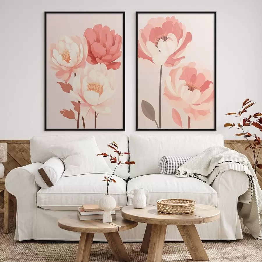 Papier peint photo Pivoines d00850