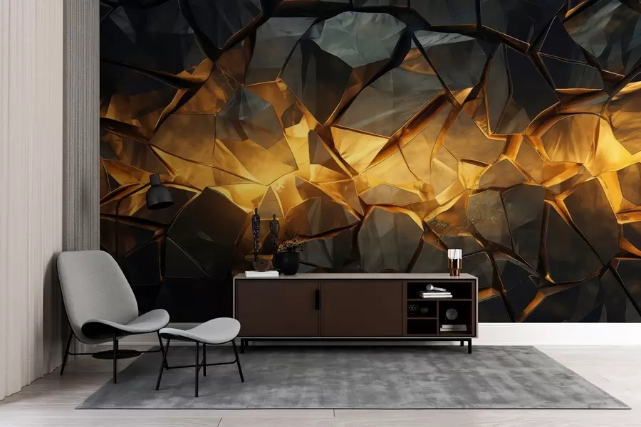 Papier peint photo Imitation pierre aquarelle w05045