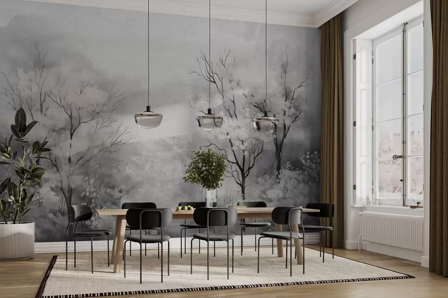 Papier peint photo Le souffle léger des arbres w05054