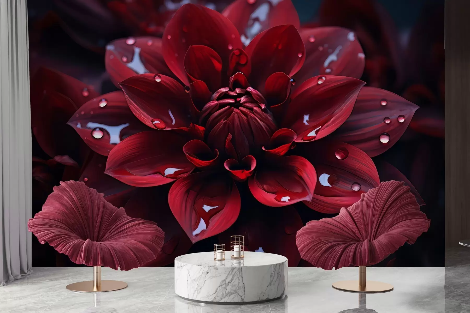 Fotobehang Sappige chrysant w05057